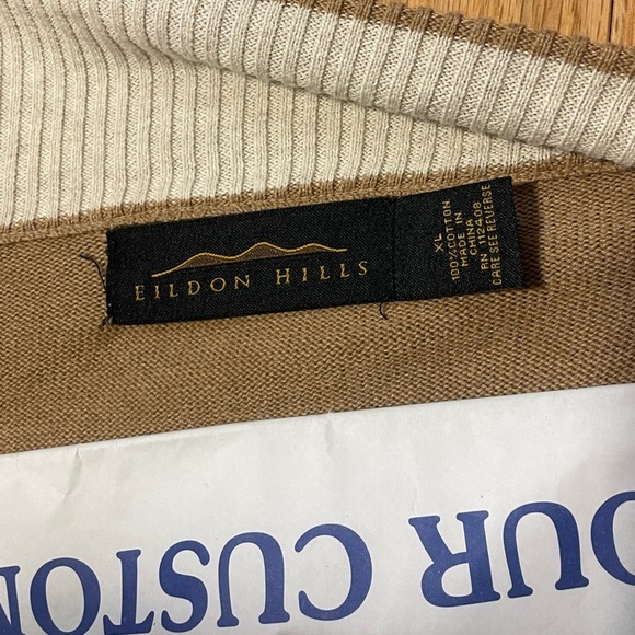 Eildon Hills Tan Sweater Vest Size XL - Picture 7 of 8